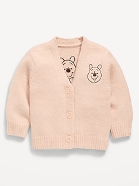 Image number 1 showing, Disney© Embroidered Graphic Cardigan Sweater for Baby
