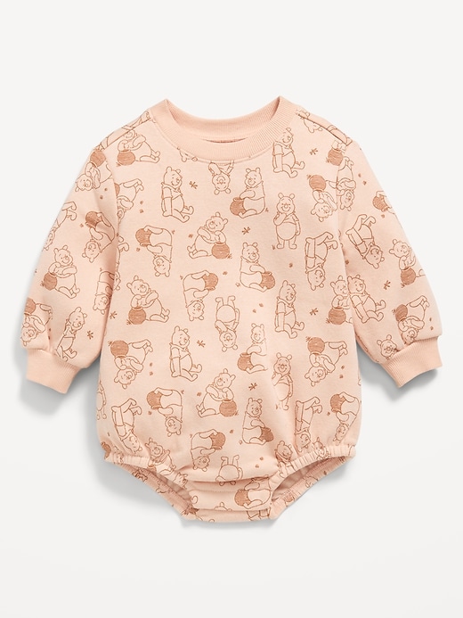 Image number 1 showing, Disney© Long-Sleeve Fleece One-Piece Romper for Baby