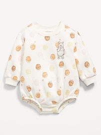 Image number 1 showing, Disney© Long-Sleeve Fleece One-Piece Romper for Baby