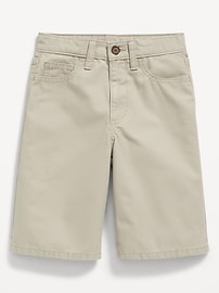Image number 3 showing, Below Knee Baggy Canvas Shorts for Boys