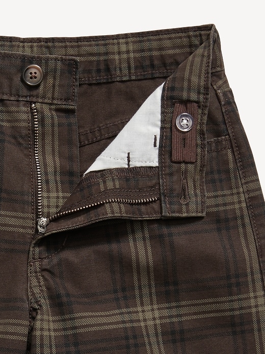 Image number 5 showing, Below Knee Baggy Canvas Shorts for Boys