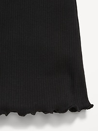 Image number 2 showing, High-Waisted Ribbed Flared Leggings for Girls