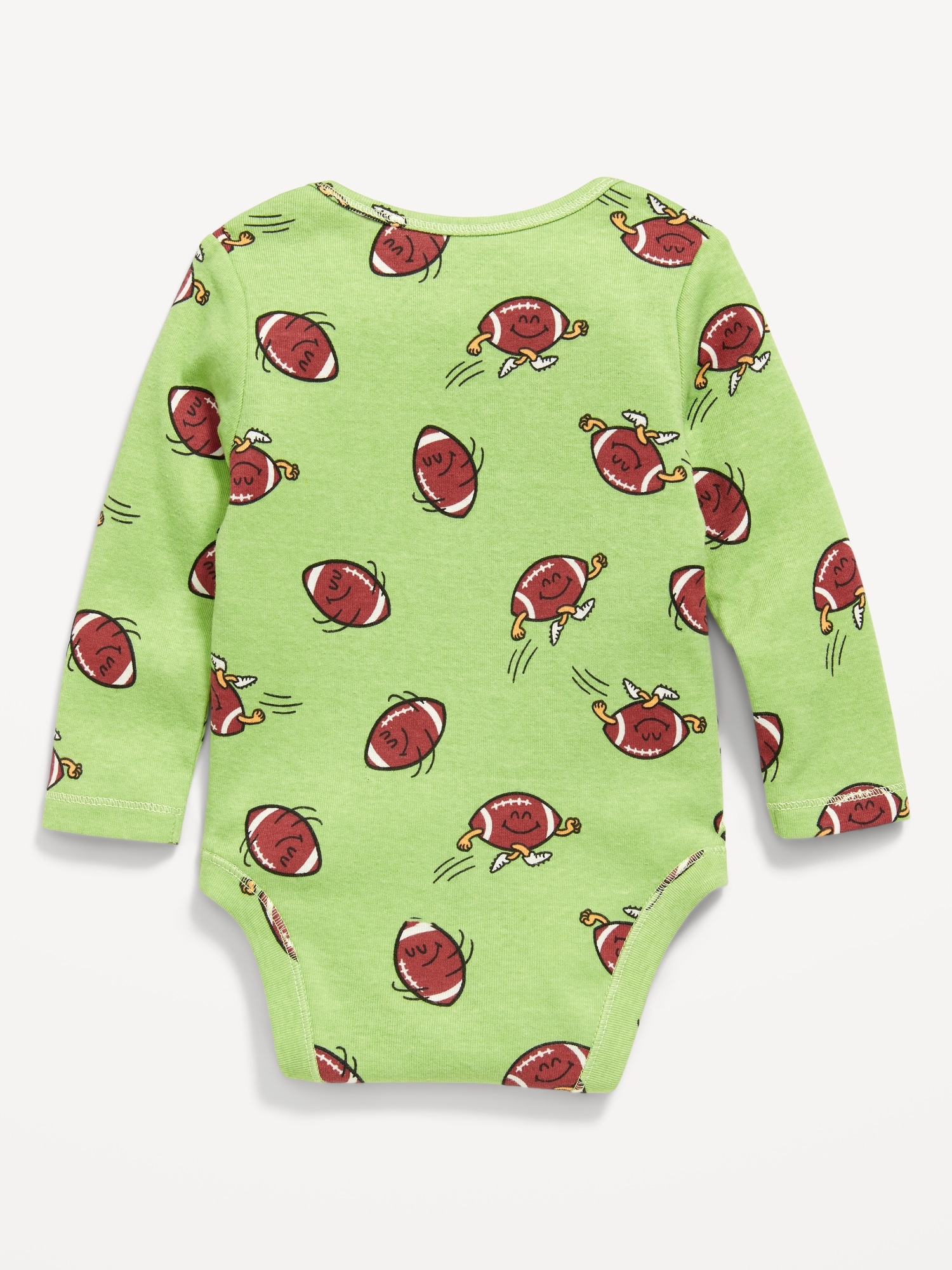 Printed Long-Sleeve Bodysuit for Baby