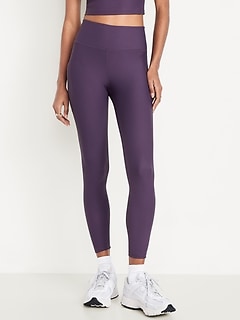 High-Waisted PowerSoft Ribbed Pocket Leggings