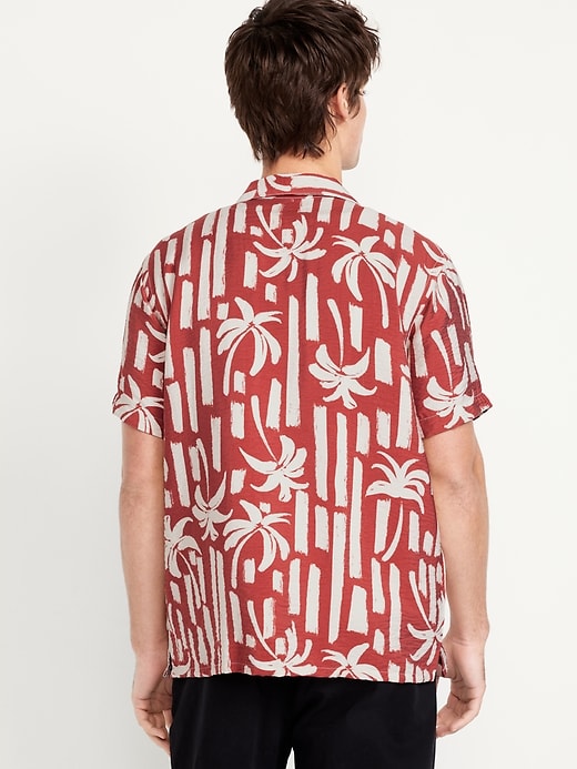 Image number 2 showing, Short-Sleeve Printed Camp Shirt