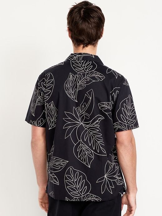 Image number 2 showing, Short-Sleeve Printed Camp Shirt