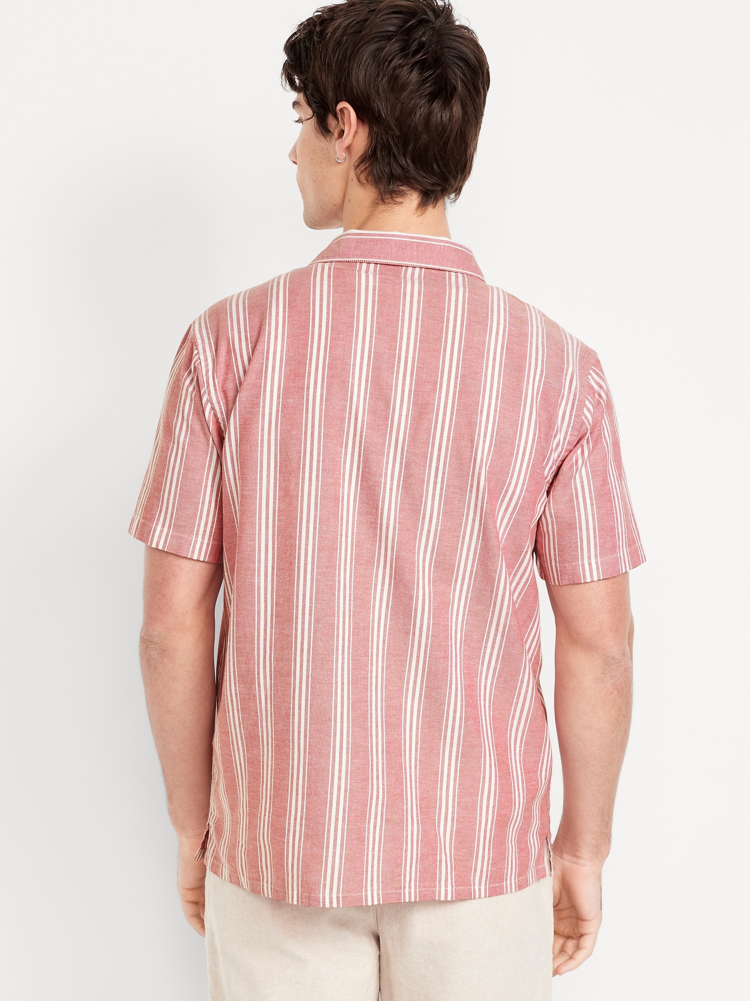 【2plan】Parry stripe short sleeves shirt Parry stripe short sleeves shirt - 2PLAN | 60% - Asian