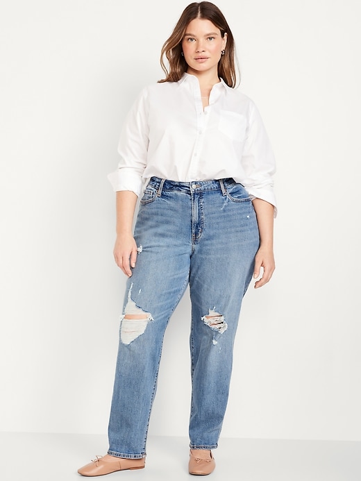 Image number 8 showing, Curvy High-Waisted OG Loose Jeans