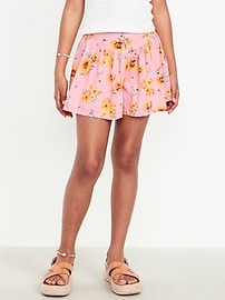 Image number 1 showing, Printed Swing Culotte Shorts for Girls