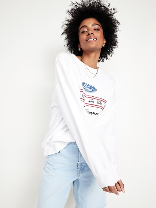 Image number 3 showing, Ford™ SoComfy Oversized Tunic Sweatshirt