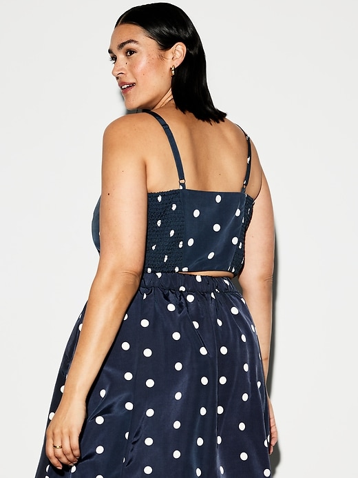 Image number 10 showing, The Occasion by Old Navy Taffeta Cropped Tank Top