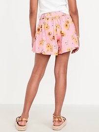 Image number 2 showing, Printed Swing Culotte Shorts for Girls