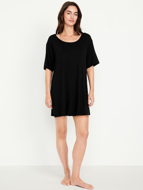 Sunday Sleep Knit Jersey Shirt - Black Jack