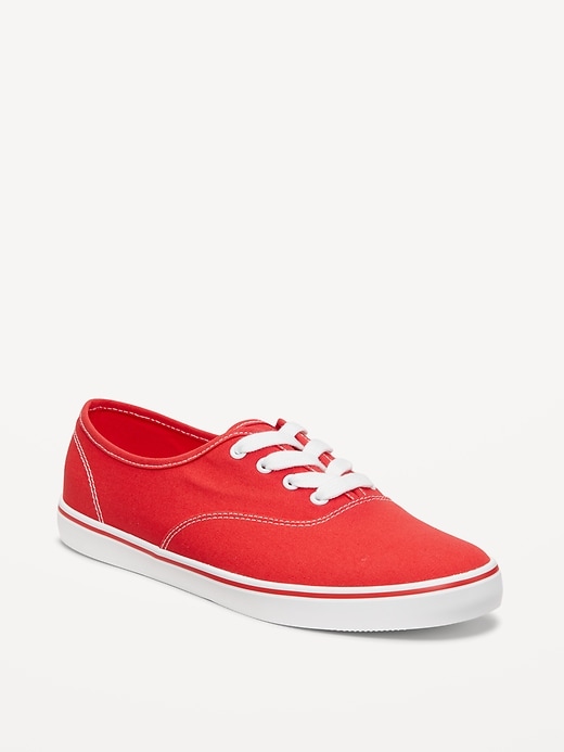 Image number 1 showing, Canvas Prep Sneakers for Women