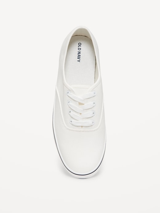 Image number 3 showing, Canvas Prep Sneakers for Women