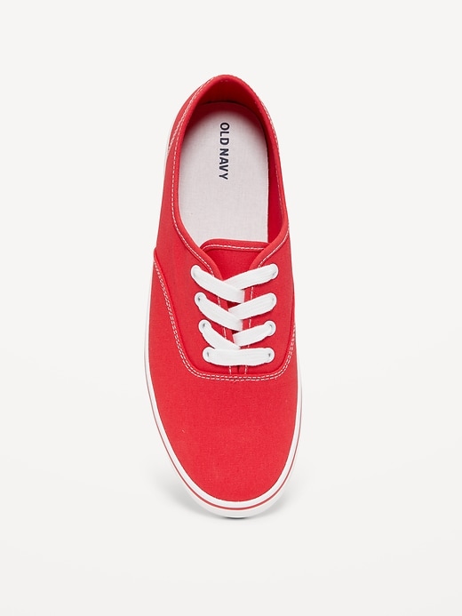 Image number 3 showing, Canvas Prep Sneakers for Women
