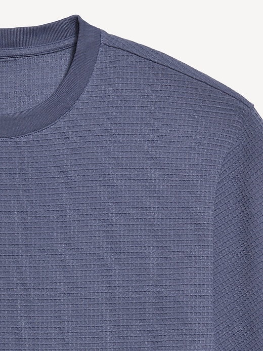 Image number 5 showing, Heavyweight Crew-Neck Waffle T-Shirt
