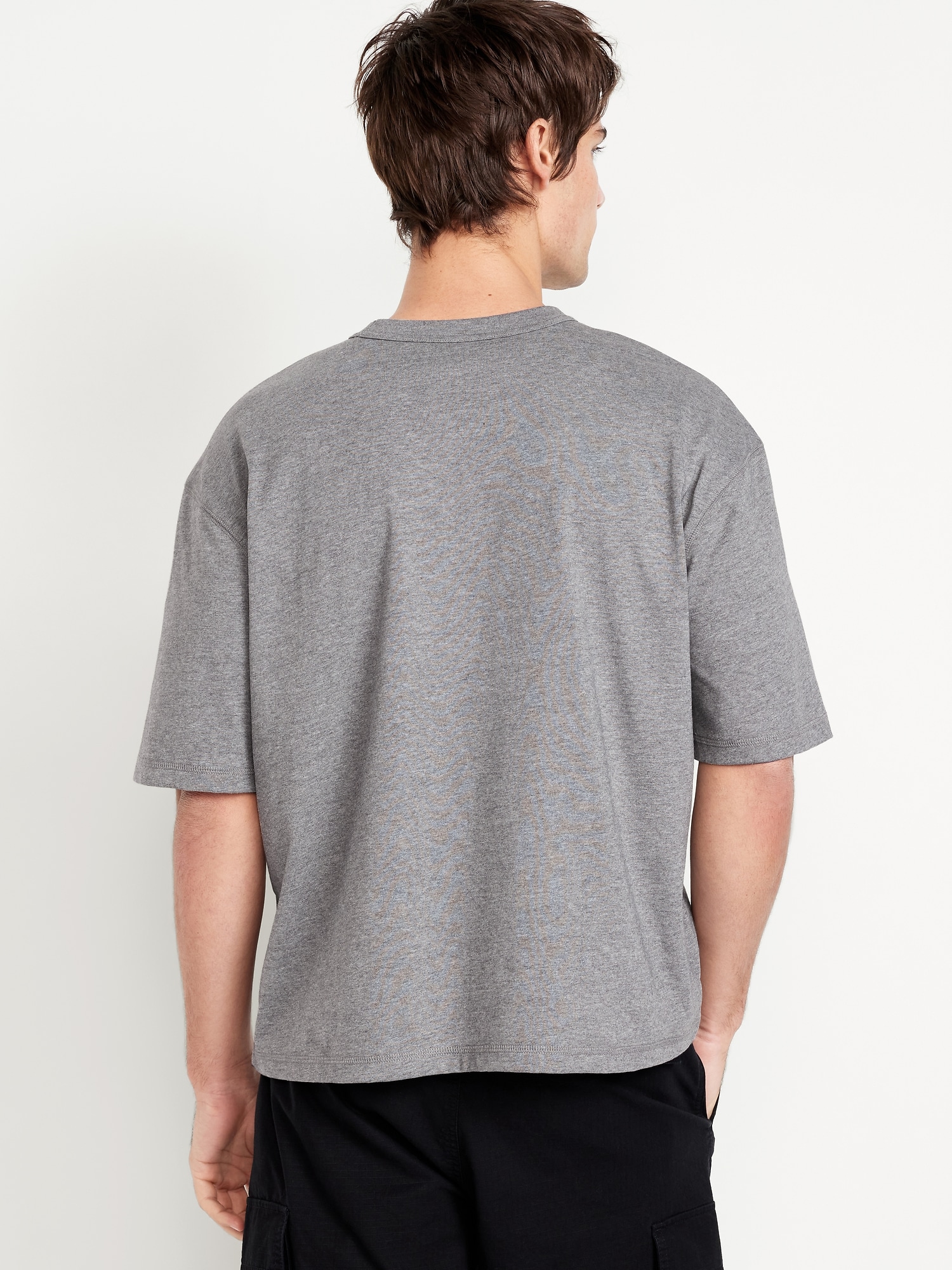 Garment-Dyed Cropped T-Shirt