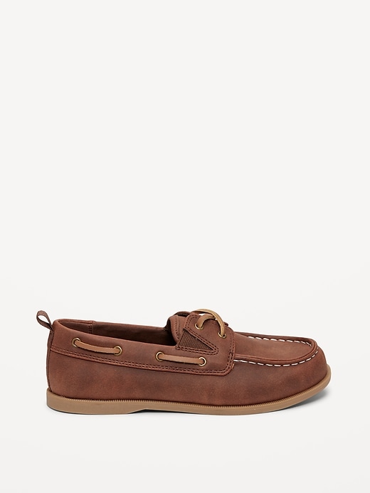 Image number 4 showing, Faux-Leather Boat Shoes for Boys
