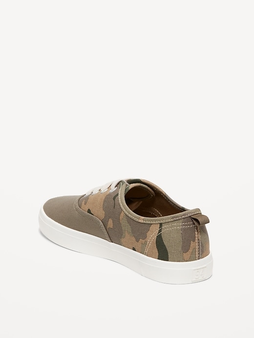Image number 3 showing, Canvas Lace-Up Sneakers for Boys