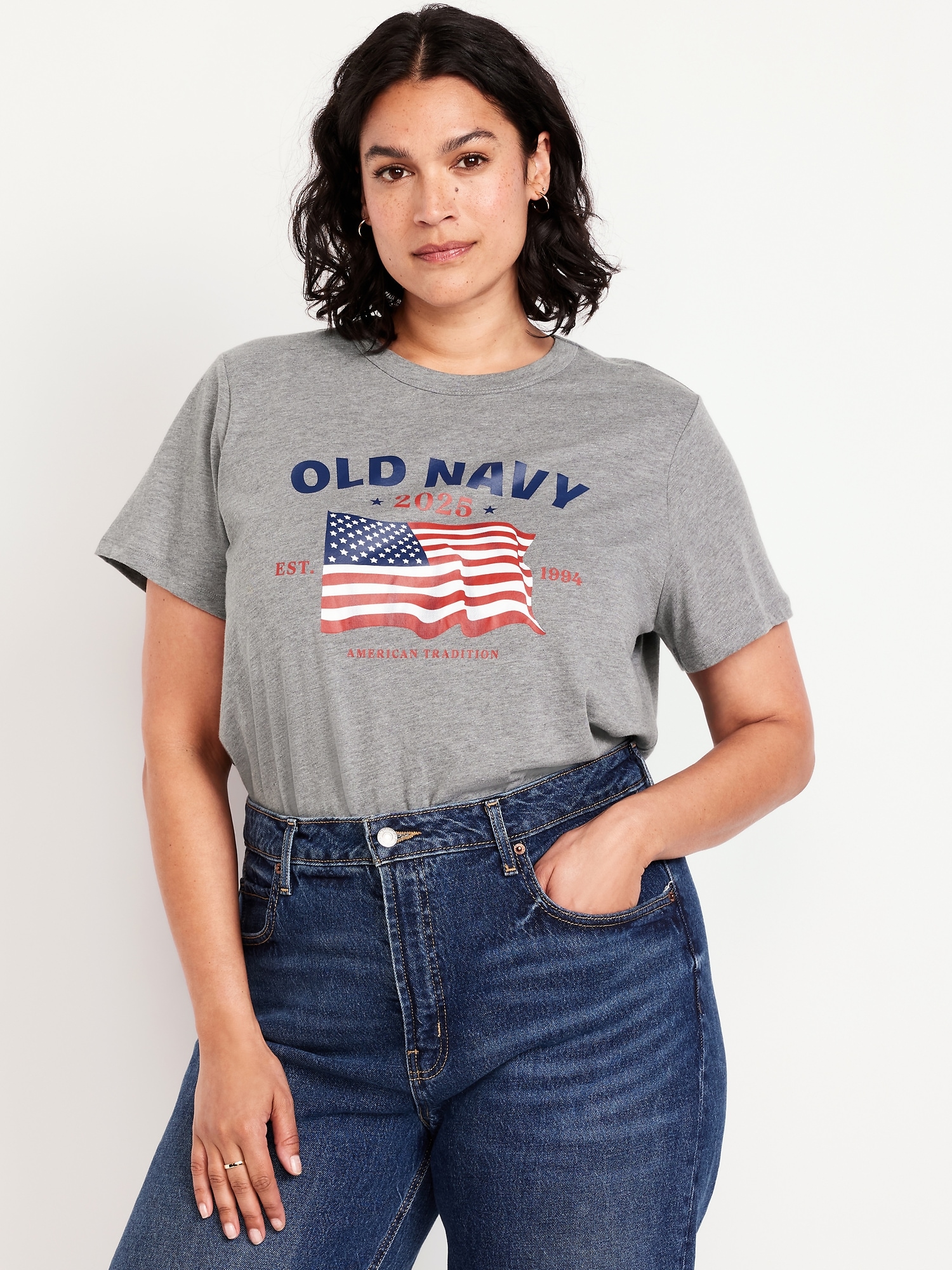 Tシャツ・カットソー    Jeans Flag Graphic T-Shirt Flag-Graphic T-Shirt | Old Navy