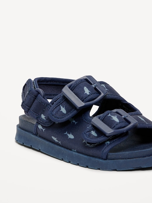 Image number 4 showing, Printed Double-Strap Sandals for Toddler Boys
