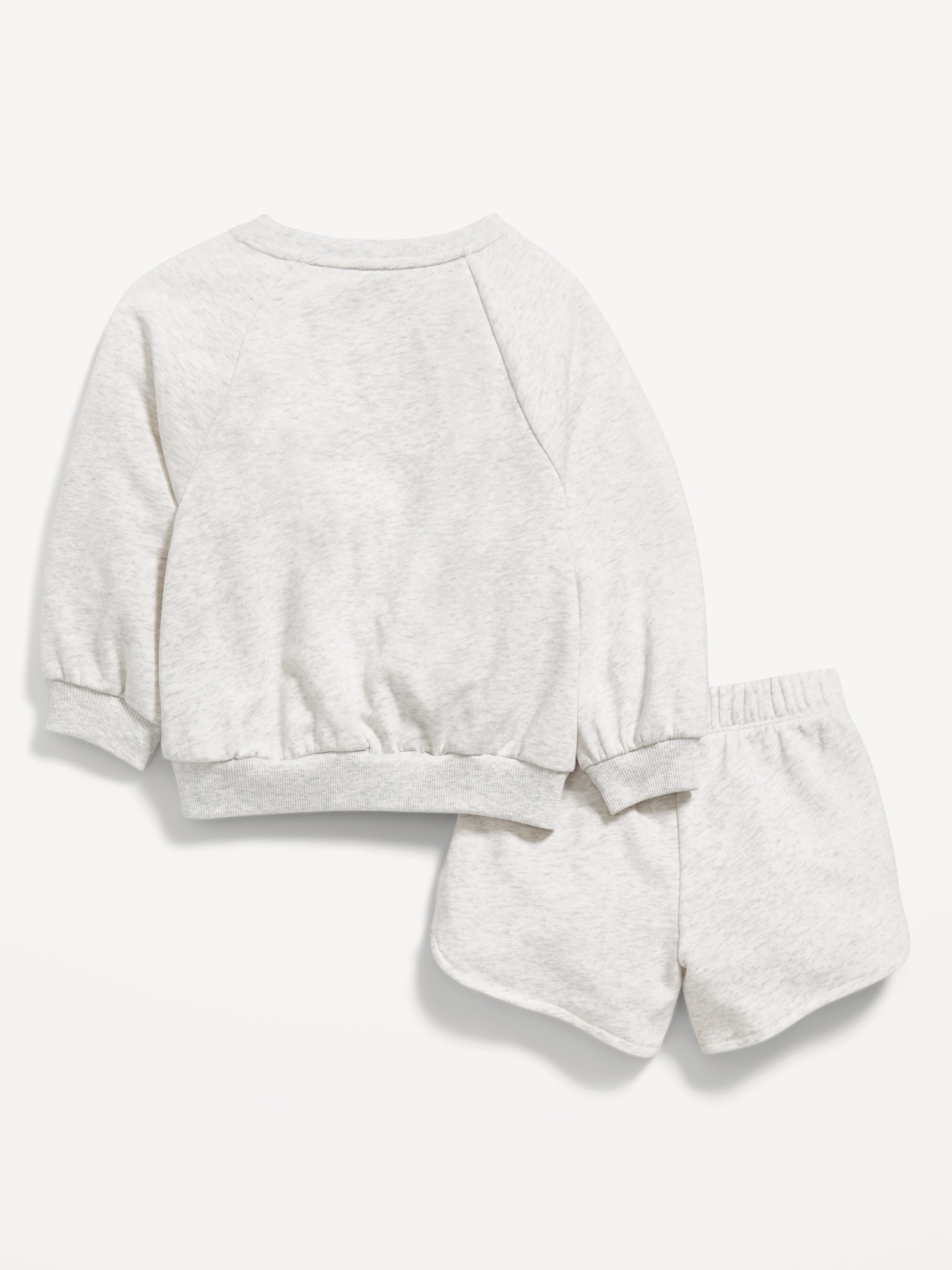Disney© French-Terry Graphic Sweatshirt and Shorts Set for Toddler Girls
