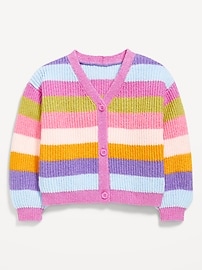 Image number 1 showing, SoSoft Button-Front Cardigan Sweater for Toddler Girls
