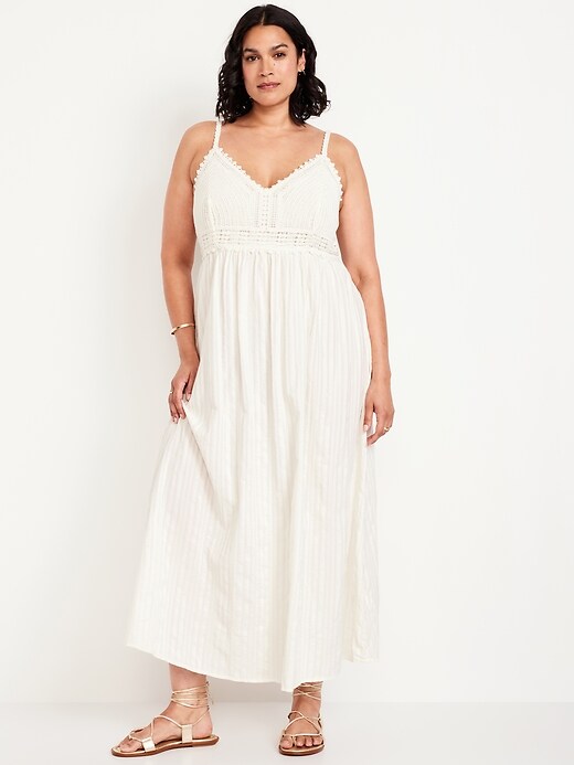 white christmas dresses Crochet Flare Sleeve Midaxi Dress – InTheStyle main image 1