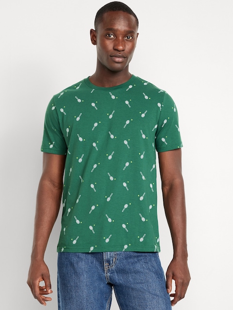 Crew-Neck T-Shirt - Tennis