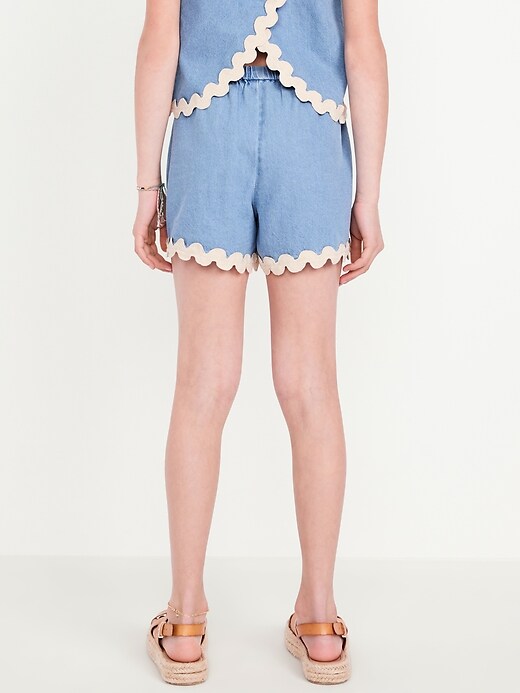 Chambray Shorts for Girls