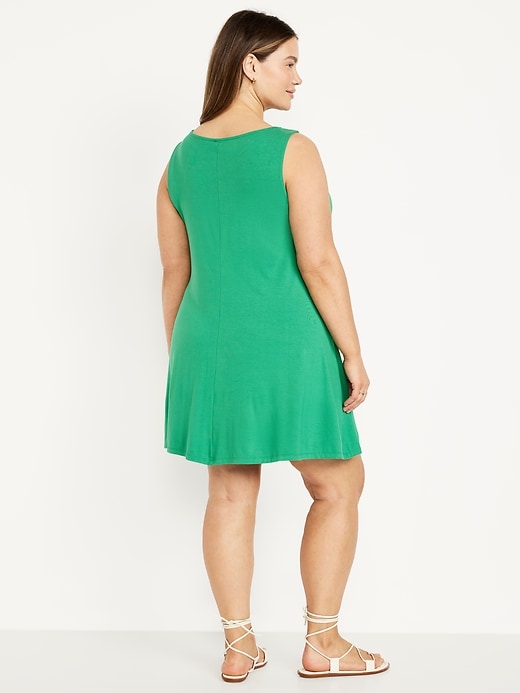 Image number 8 showing, Sleeveless Mini Swing Dress
