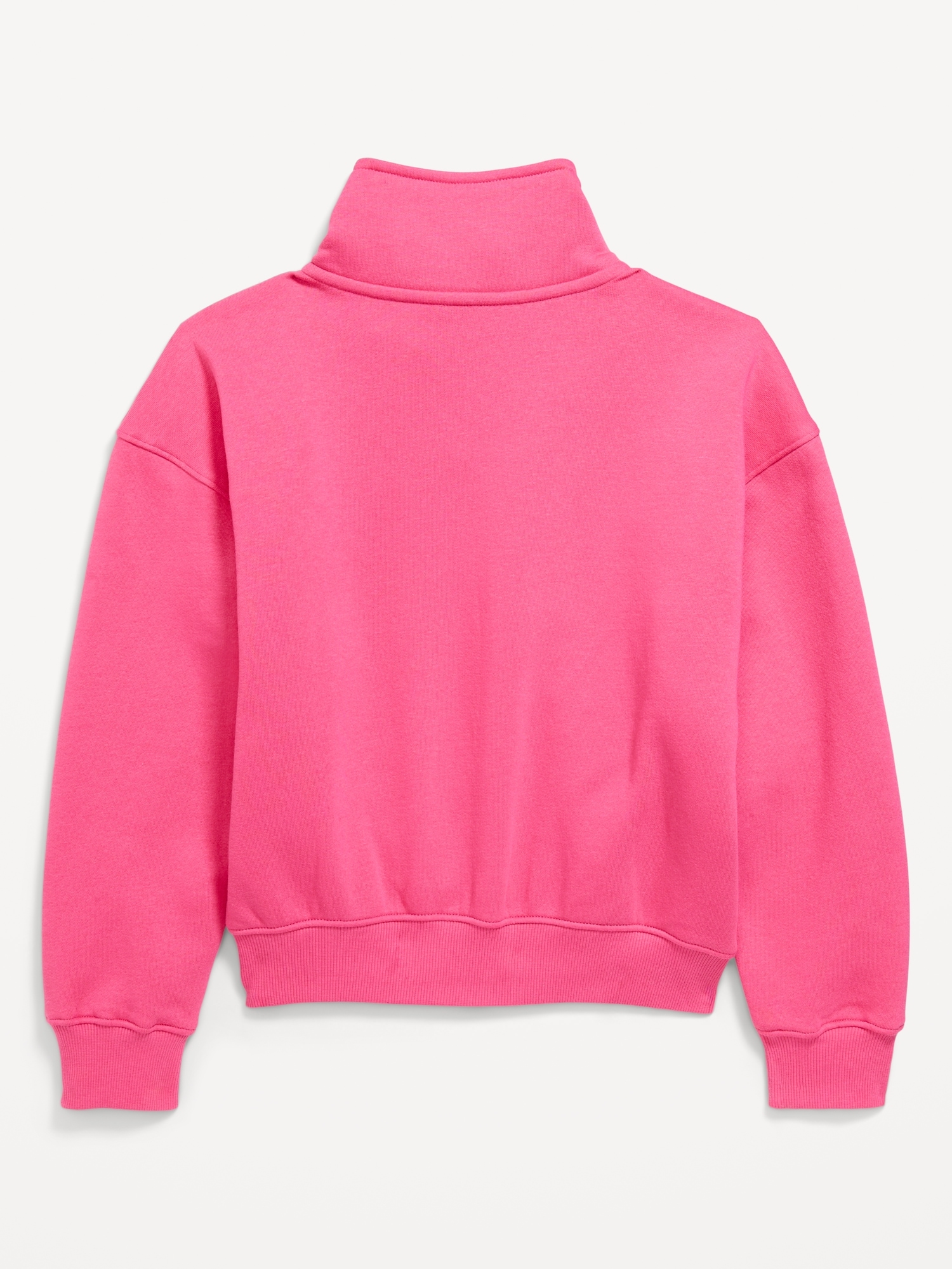 Oversized Quarter-Zip Sweatshirt for Girls | Old Navy
