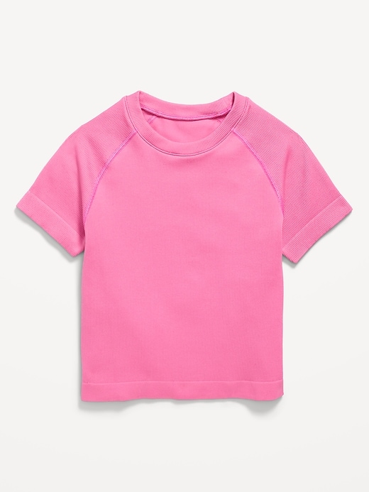 Fitted Seamless Performance Top for Girls