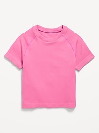 Image number 3 showing, Fitted Seamless Performance Top for Girls