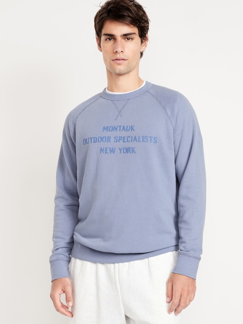 Graphic Lightweight Sweatshirt - Montauk New York