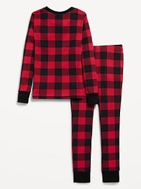 Image number 2 showing, Gender-Neutral Snug-Fit Graphic Pajama Set for Kids