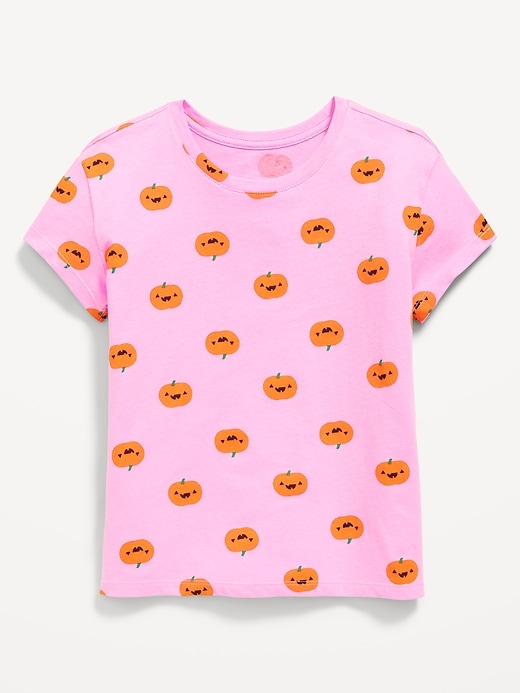 Image number 1 showing, Printed Softest Short-Sleeve T-Shirt for Girls