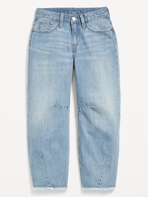 Image number 4 showing, Super Baggy Barrel-Leg Jeans for Girls