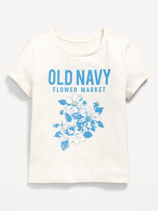 Image number 1 showing, Short-Sleeve Logo-Graphic T-Shirt for Girls
