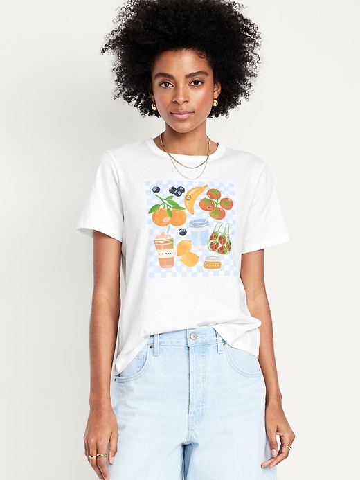 Image number 1 showing, EveryWear Crew-Neck Graphic T-Shirt