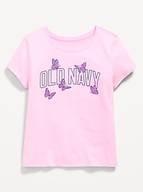 Image number 1 showing, Short-Sleeve Logo-Graphic T-Shirt for Girls