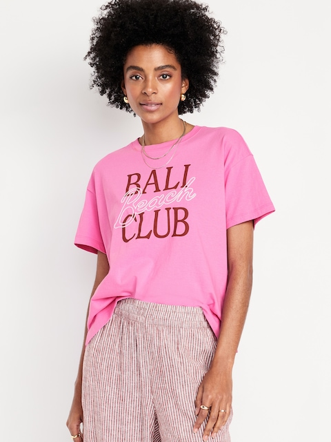 Vintage Crew-Neck Graphic T-Shirt - Bali Beach Club