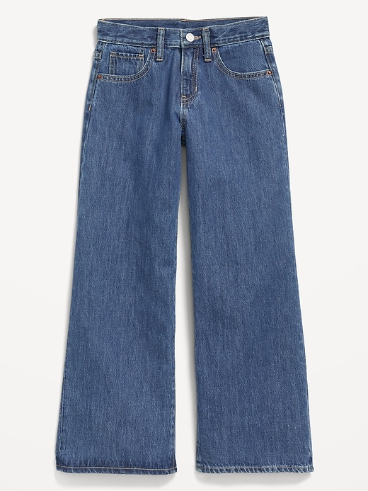 Image number 1 showing, Super Baggy Wide-Leg Jeans for Girls