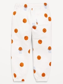 Image number 2 showing, Favorite Fleece Printed Jogger Sweatpants for Toddler Boys