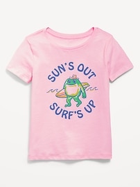 Image number 1 showing, Short-Sleeve Graphic T-Shirt for Girls