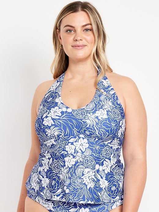 Image number 7 showing, Matte Tankini Swim Top