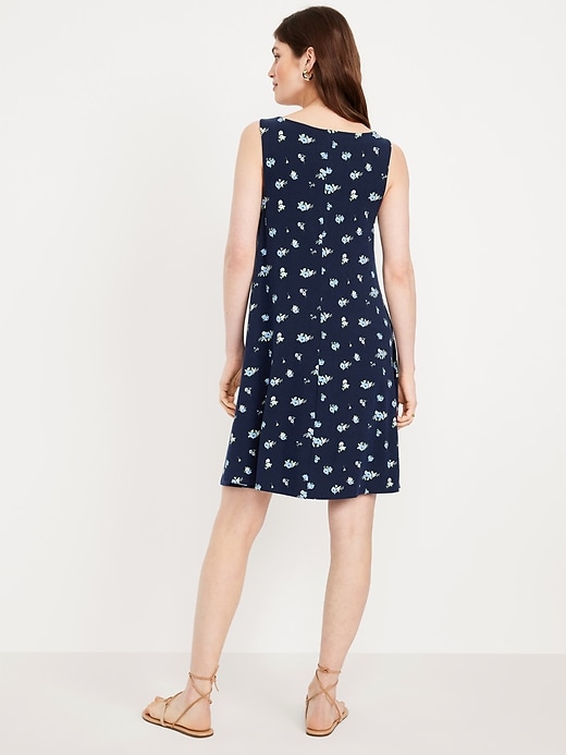 Sleeveless Mini Swing Dress