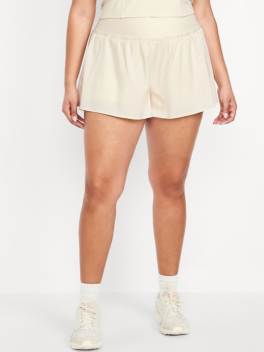 Image number 7 showing, High-Waisted StretchTech 2-in-1 Shorts -- 3-inch inseam