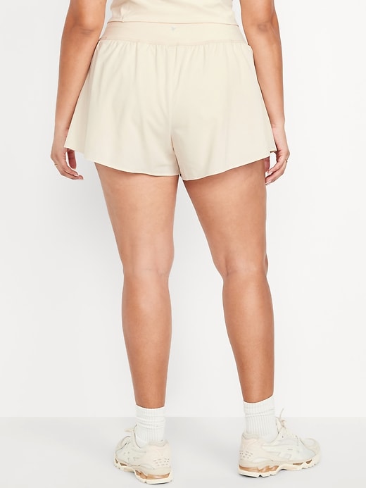 Image number 8 showing, High-Waisted StretchTech 2-in-1 Shorts -- 3-inch inseam
